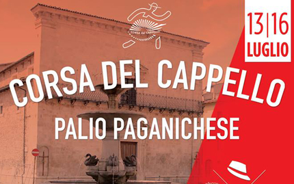 Palio Paganica locandina Corsa del Cappello