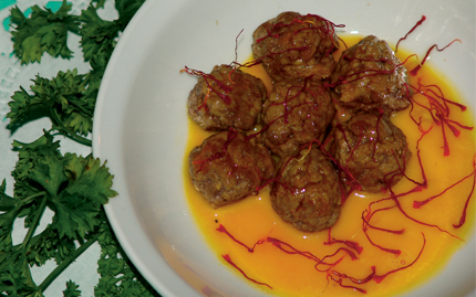 Polpette allo zafferano