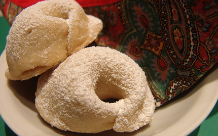 Taralli di Natale o celli pieni abruzzesi