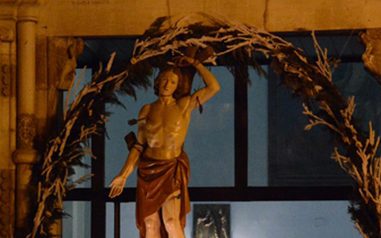 San Sebastiano durante la festa del Vaporetto